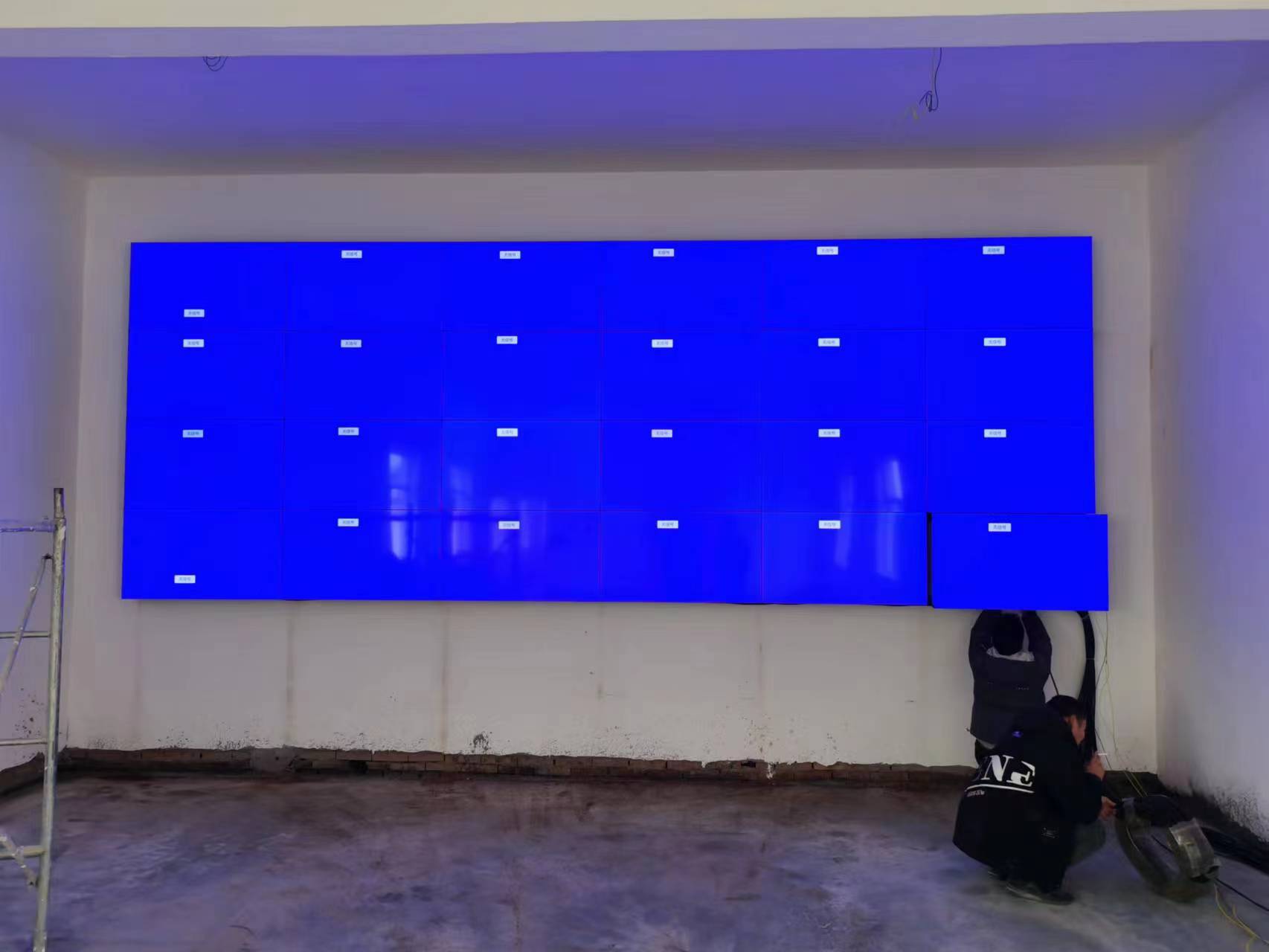 大型拼接屏安装施工图