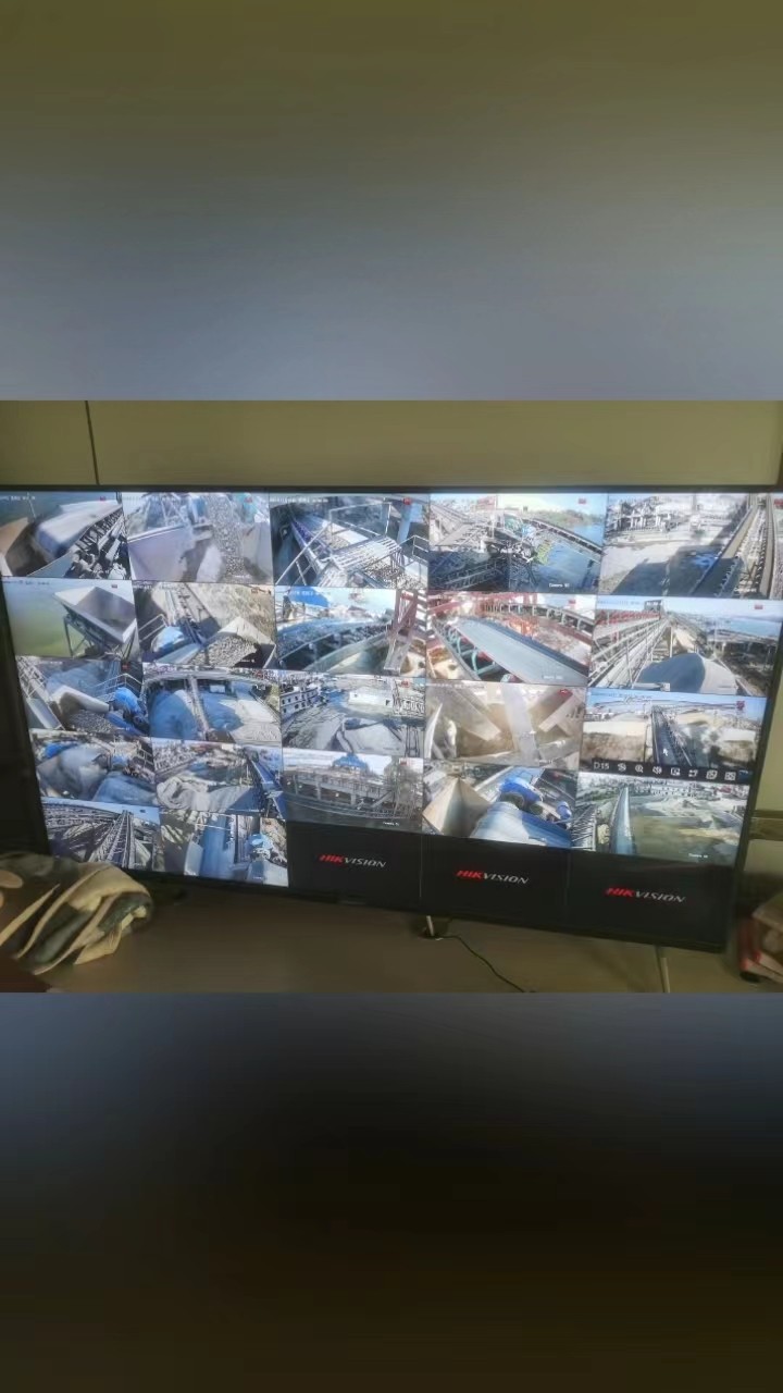 监控显示器多画面显示图片