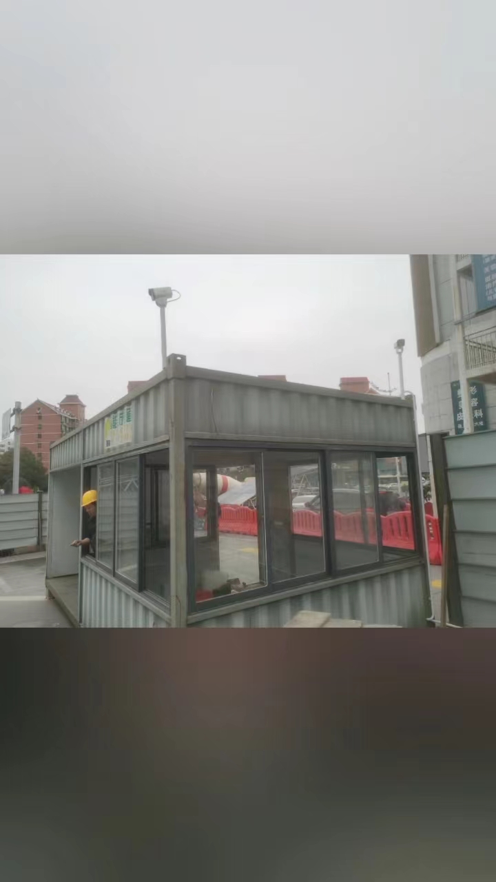 门卫室户外监控摄像头安装图片